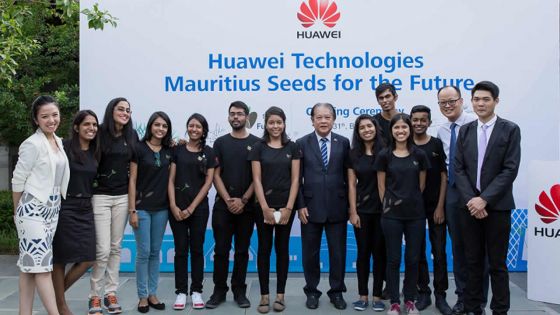 Huawei - Seeds For The Future : formation avancée pour dix étudiants mauriciens