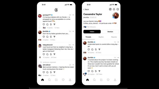 Le réseau social Threads est disponible à Maurice