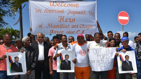 Chagos : Sir Anerood Jugnauth accueilli en héros à Plaisance