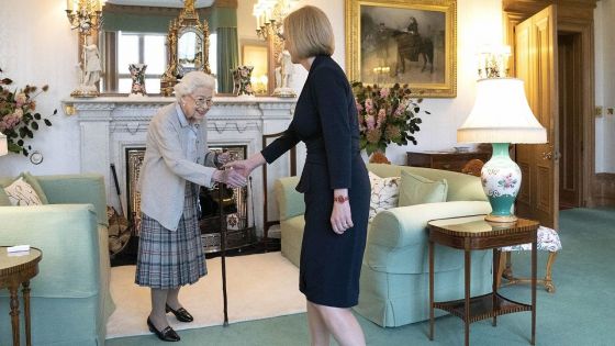 La dernière photo d'une apparition publique de la reine Elizabeth II 