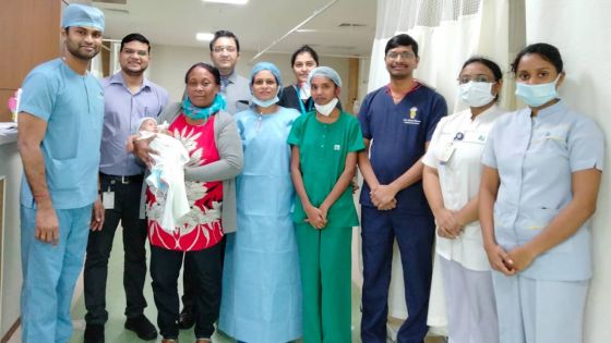 Hôpital Apollo à Navi Mumbai : un bébé mauricien, avec une malformation cardiaque, opéré avec succès