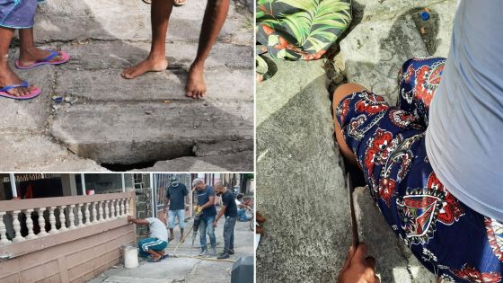 Cassis : le trottoir réparé après la mésaventure d'une dame qui s'était retrouvée le pied coincé dans un trou