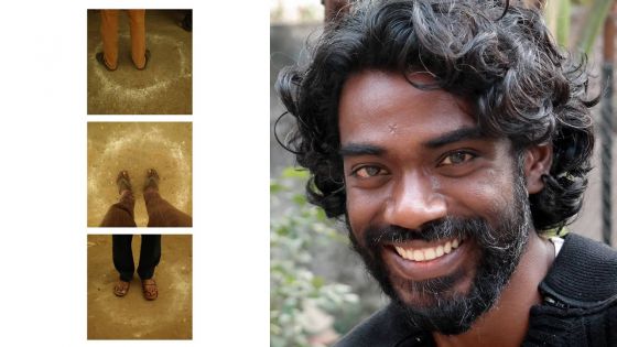 Coincé en Inde, l'artiste mauricien Arvin Ombika participe au Soda Social Distancing Festival
