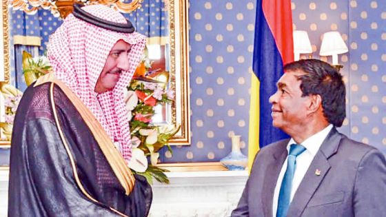 DIPLOMATIE : un premier ambassadeur saoudien à Maurice