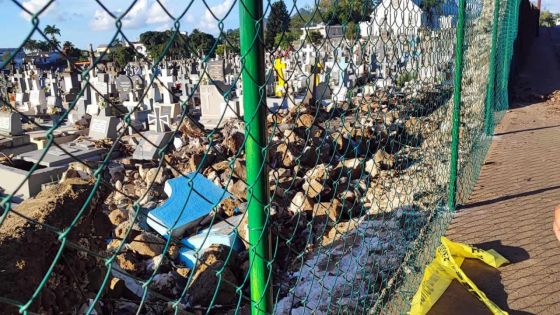 Près du cimetière St-Jean : triste réalité