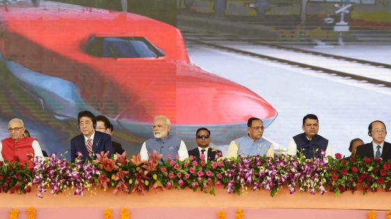 Coup d'envoi du premier train à grande vitesse en Inde