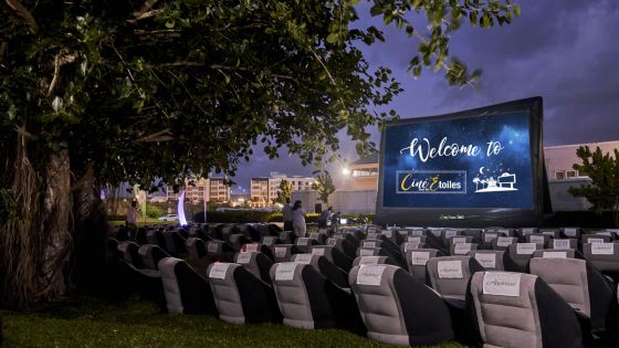 Open Air Cinema : a Unique Experience Offered to Mauritians