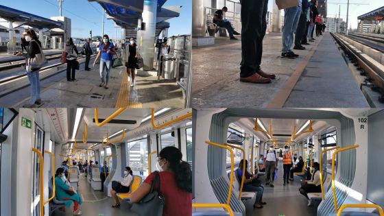 Metro Express : prise de température obligatoire, entre 80 à 85 passagers autorisés 