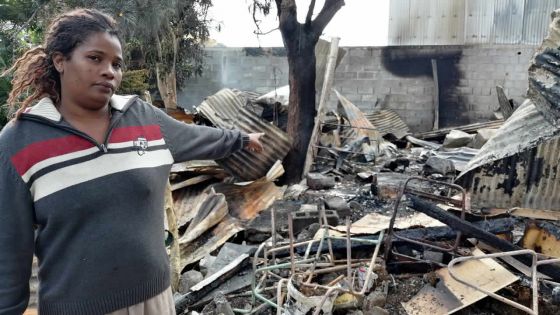 Un incendie ravage trois maisons à Quatre-Bornes : la famille Phillippe à la rue après avoir tout perdu