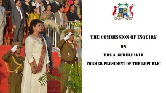 Commission d’enquête sur Ameenah Gurib-Fakim  : le rapport dans son intégralité