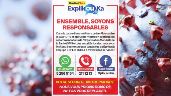 Covid-19 - Ensemble soyons responsables : les consignes de l’équipe Explik ou ka