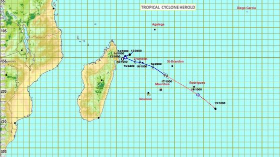 Cyclone Herold : Rodrigues en alerte 3 vers 13 heures