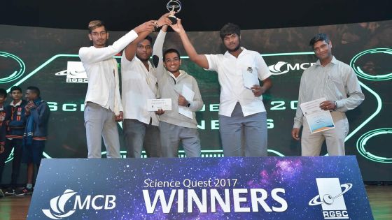Science Quest 2017 : collège Royal de Curepipe, Lycée des Mascareignes et Sookdeo Bissoondoyal SSS à l’honneur