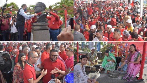 En images : commémoration du 122e anniversaire de la naissance de SSR à Kewal Nagar 