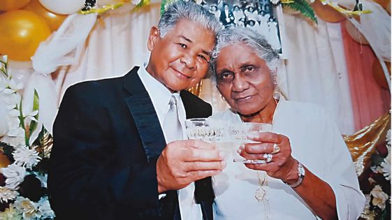 65e anniversaire de mariage - Simon et Arlette Ah Tong : un couple exemplaire !