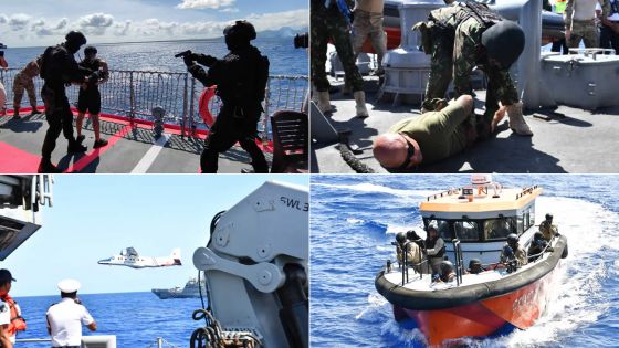 Exercice de simulation - Prise d’otage en haute mer : les forces navales en action