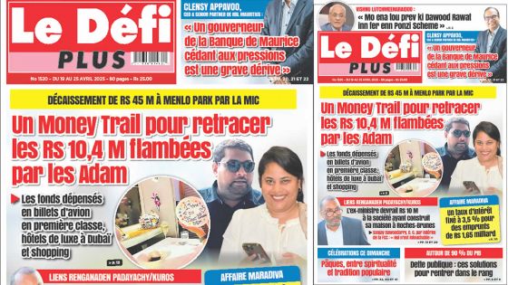 Voici la Une du Défi Plus de ce Samedi 19 Avril 2025