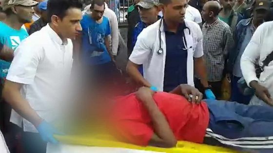 A Port-Louis : un piéton a le pied fracturé après avoir été heurté par un Bobcat 