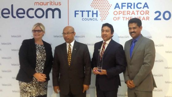 Internet : Mauritius Telecom récompensée pour sa fibre optique