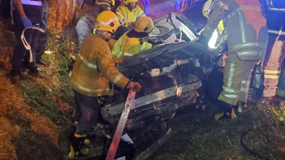 Une femme sort indemne d’un grave accident de la route