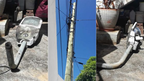 Sainte-Croix : un lampadaire urbain se détache du poteau et... s’écroule dans sa cour