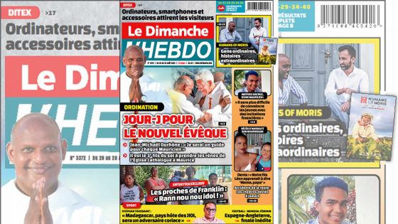 Voici la Une de Le Dimanche/L'Hebdo de ce Dimanche 20 Août 2023