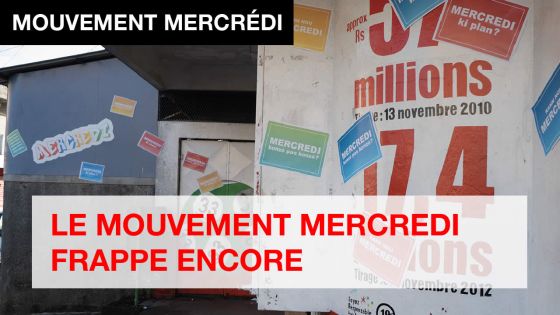 [Publi-reportage] Affiches et graffitis sur les boutiques : LE MOUVEMENT MERCREDI FRAPPE ENCORE