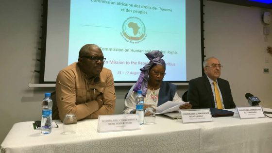 Commission africaine : la délégation encourage une protection des droits de l’homme à Maurice