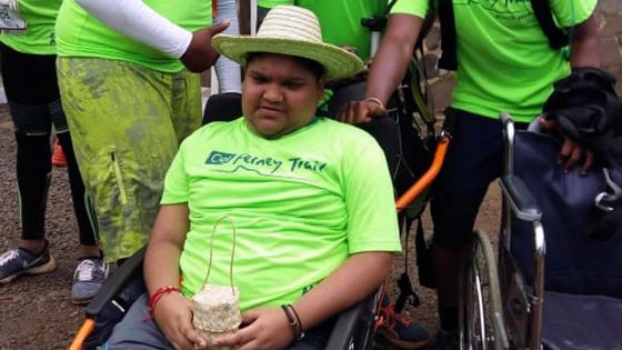 Atteint de dystrophie musculaire : Krishi, 11 ans, raconte son aventure au Ciel Ferney Trail