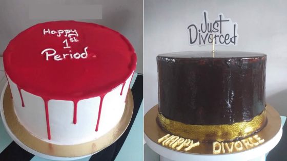 Gâteau insolite : une fête de divorce pour se faire du bien