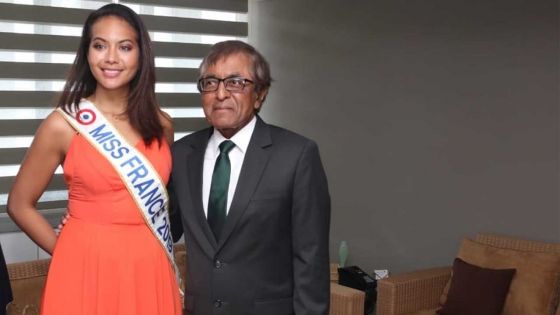 Miss France 2019 à Maurice : Vaimalama Chaves rencontre le ministre Gayan