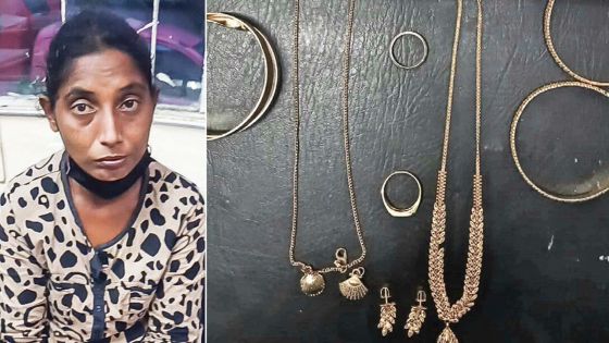 En liberté conditionnelle pour vol dans un temple : une femme de 41 ans passe aux aveux pour un vol de Rs 300 000 de bijoux 