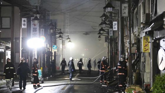 Japon : énorme incendie dans une ville du nord-ouest