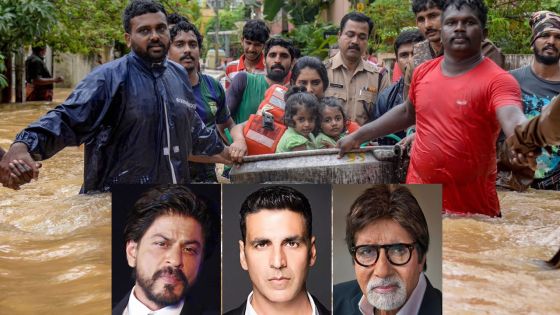 Les inondations meurtrières au Kerala : Shah Rukh Khan, Akshay Kumar et Big B font des dons pour sauver cet État