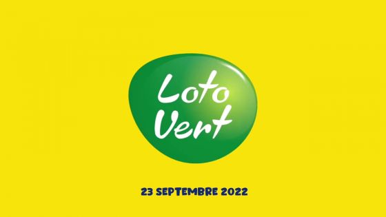 Loterie Vert : tirage de ce vendredi 23 Septembre 2022