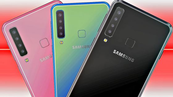 Samsung A9 : Le smartphone à quatre appareils photos