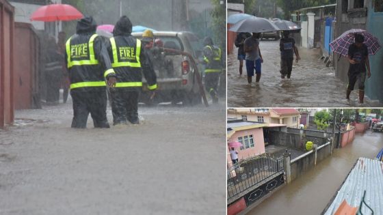 [En images] Montée des eaux à New Mosque Road, Chemin-Grenier