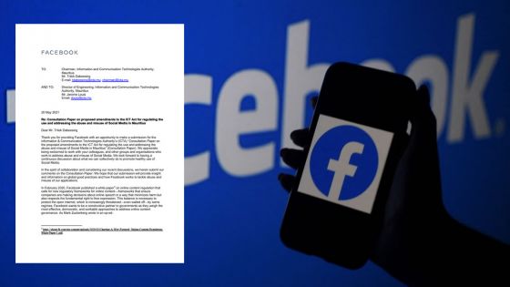 Contrôle des réseaux sociaux : la réponse de Facebook à l’Icta