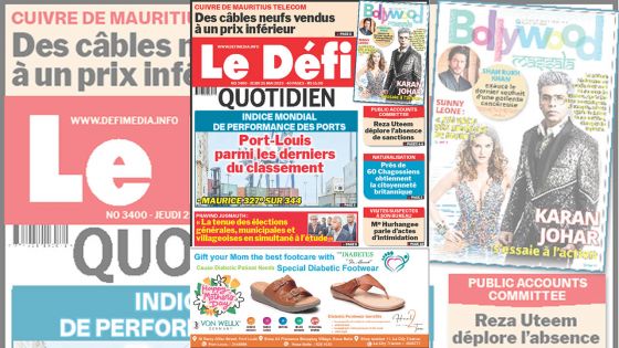 Voici la une du Défi Quotidien de ce Jeudi 25 Mai 2023