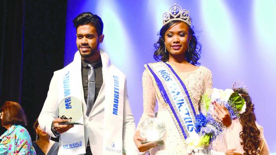Miss Mauritius/Mr World Mauritius : Murielle Ravina et Alexandre Curpanen vainqueurs