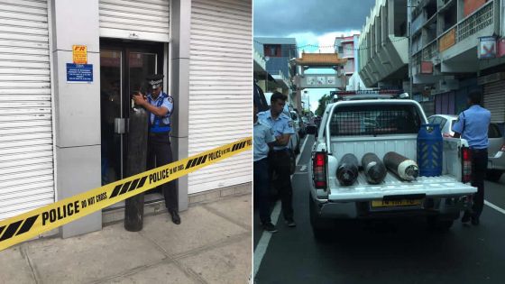 Braquage à la SBM de la rue Royale Port Louis : des bouteilles de gaz utilisées pour forcer le coffre-fort