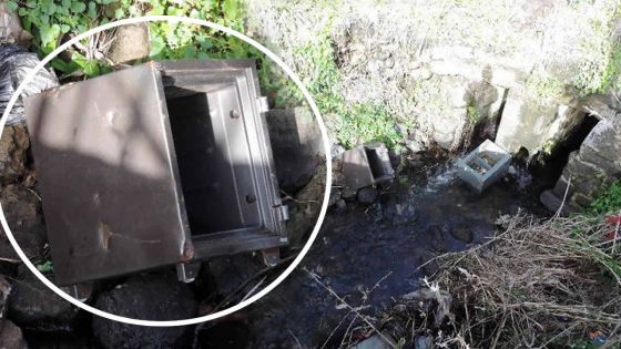 À Rivière-du-Rempart: deux coffres-forts volés retrouvés dans une rivière