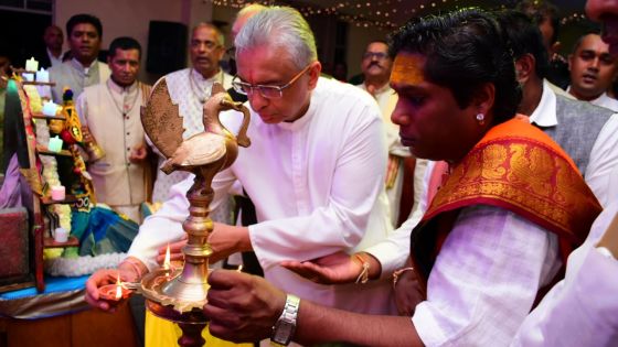 Pravind Jugnauth aux célébrations de Divali à Bon-Accueil