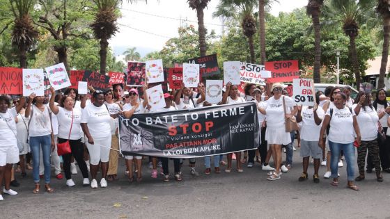 Port-Louis : rassemblement de «Linion fam» pour «dénoncer les violences faites aux femmes»