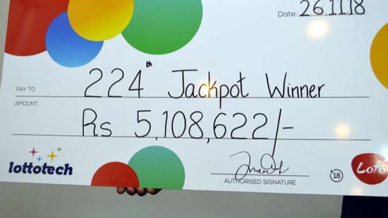 Loto : un businessman remporte Rs 5,1 millions