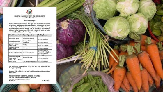 100 tonnes de carottes et 50 tonnes de choux mis en vente par l’AMB