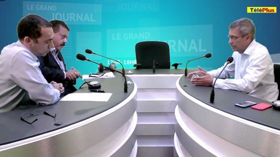 Xavier-luc Duval, leader de l'opposition, sur le plateau du Grand journal