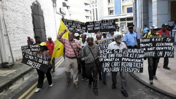 Port-Louis : marche pacifique contre la carte d’identité biométrique