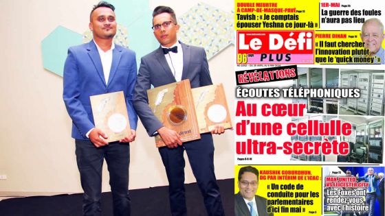 Prix Nicolas Lambert : Abhi Ramsahaye et Yaasin Pohrun du Défi Media Group primés