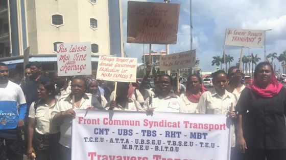 Front Commun Syndicat Transport : «Gouvernman pe zwe avek enn move sekter. Li bizin fer bien atansion»